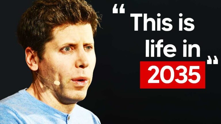 Sam Altman’s New AI Prediction For 2035 (Life In 2035)