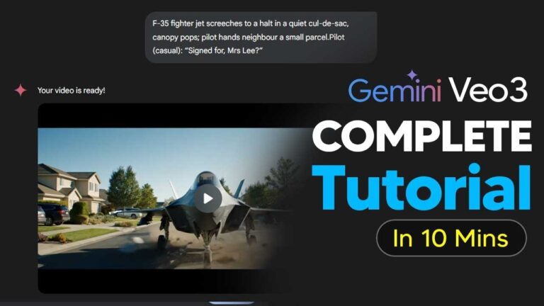 Veo 3 Tutorial – How To Use Googles Veo 3 (Complete Guide)